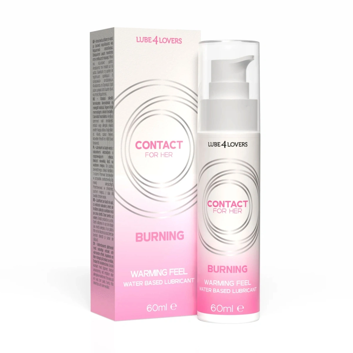 Lubrifianti Sexuali, Lubrifiant Burning cu Efect de Incalzire pe Baza de Apa, 60 ml, Erotic24.ro