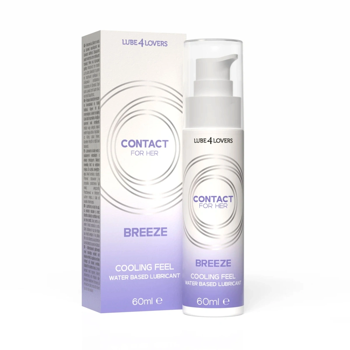 Lubrifianti Sexuali, Lubrifiant Breeze cu Efect Racoritor pe Baza de Apa, 60 ml, Erotic24.ro