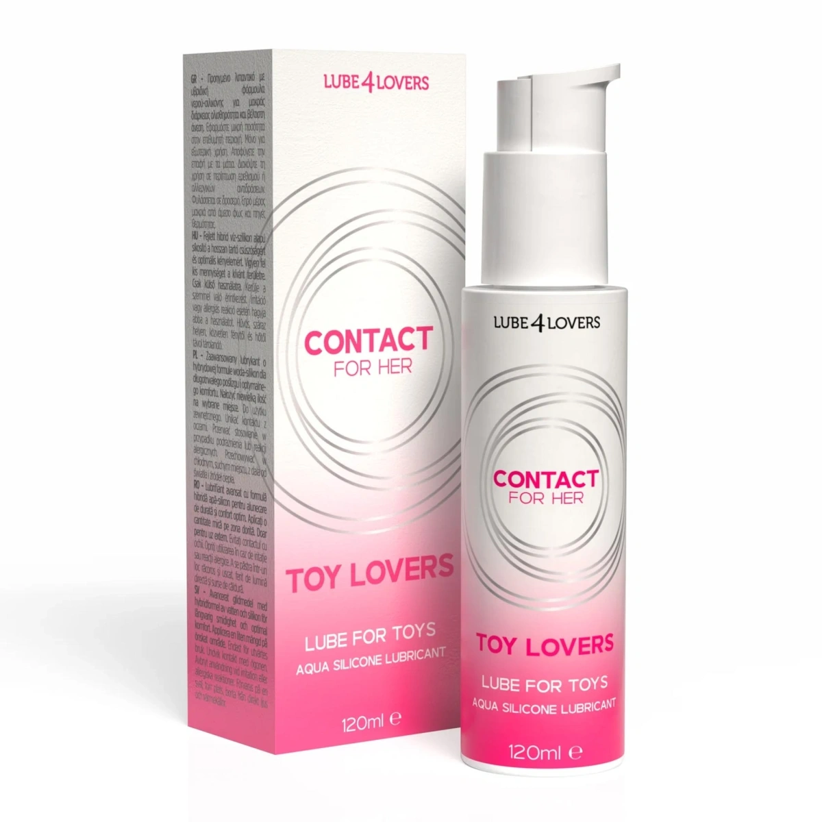 Lubrifianti Sexuali, Lubrifiant Toy Lovers Hibrid pentru Utilizarea cu Jucariile Sexuale, 120 ml, Erotic24.ro