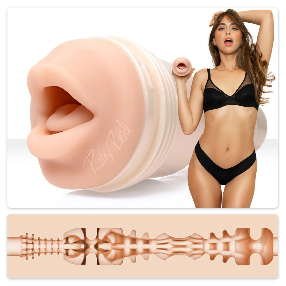 Masturbatoare - Masturbator Fleshlight Mouth Riley Reid Insomnia Texture, Erotic24.ro