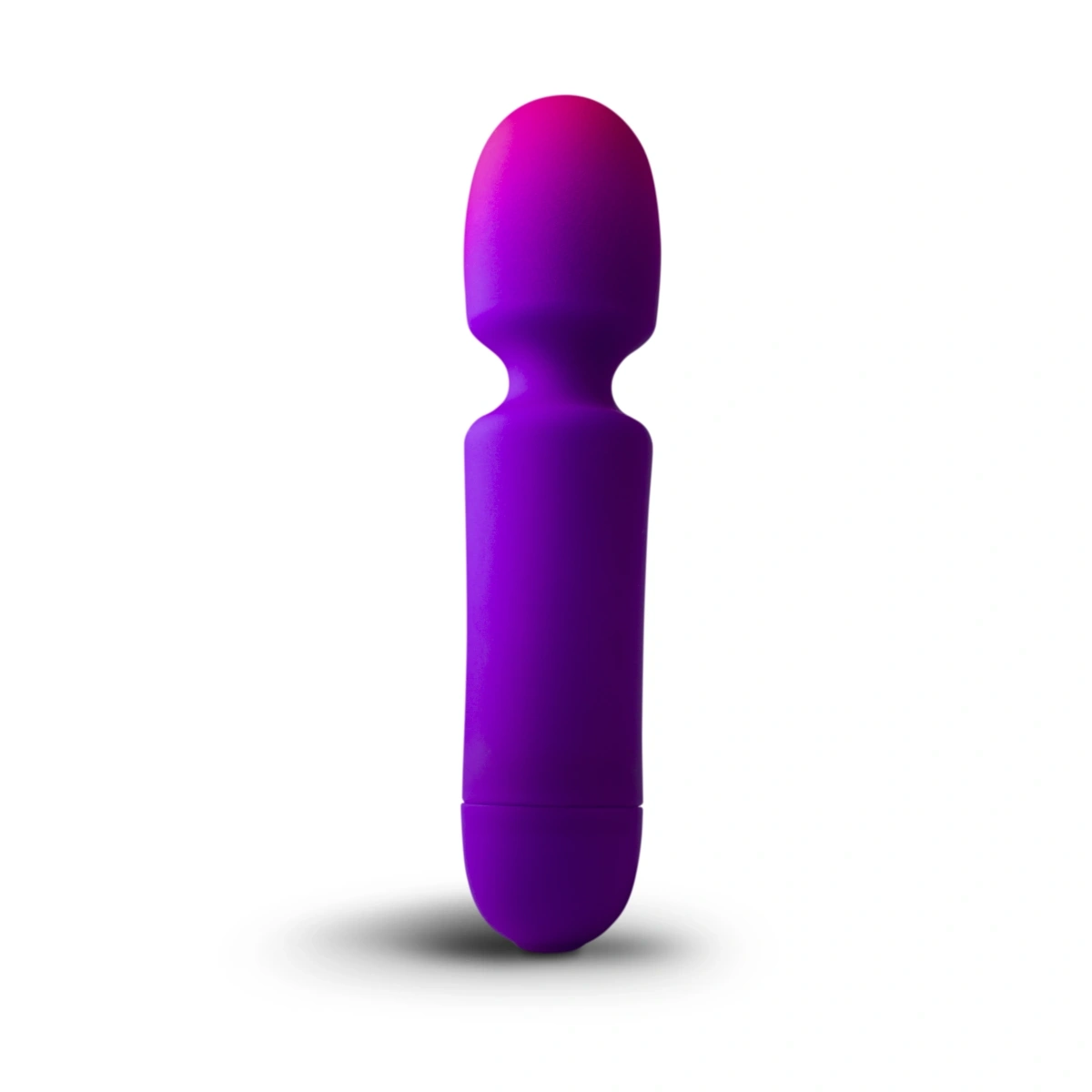 Vibratoare Clitoris - Vibrator Wand Glo-Girl, 10 Moduri Vibratii, Silicon, Mov, 16.9 cm, Erotic24.ro