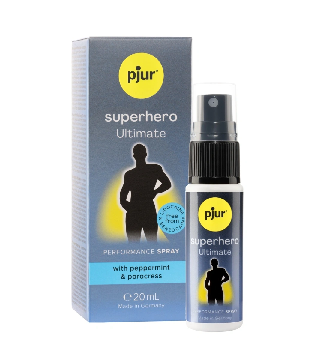 Ejaculare Precoce - Spray pentru Intarzierea Ejacularii Pjur Superhero Ultimate 20 ml, Erotic24.ro