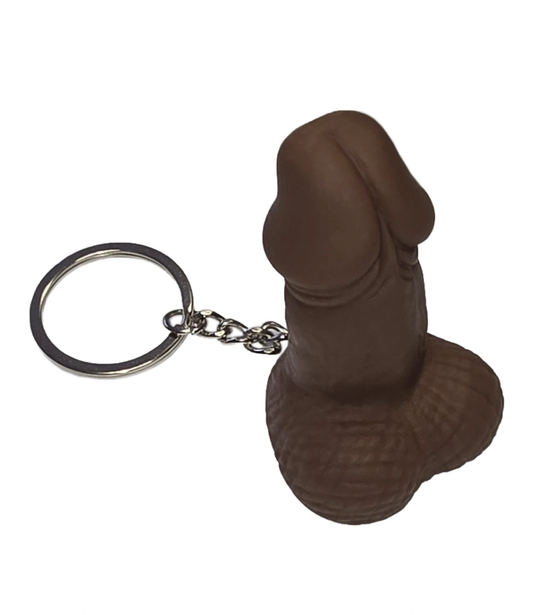 Cadouri amuzante - Breloc cu Penis Maro, Erotic24.ro
