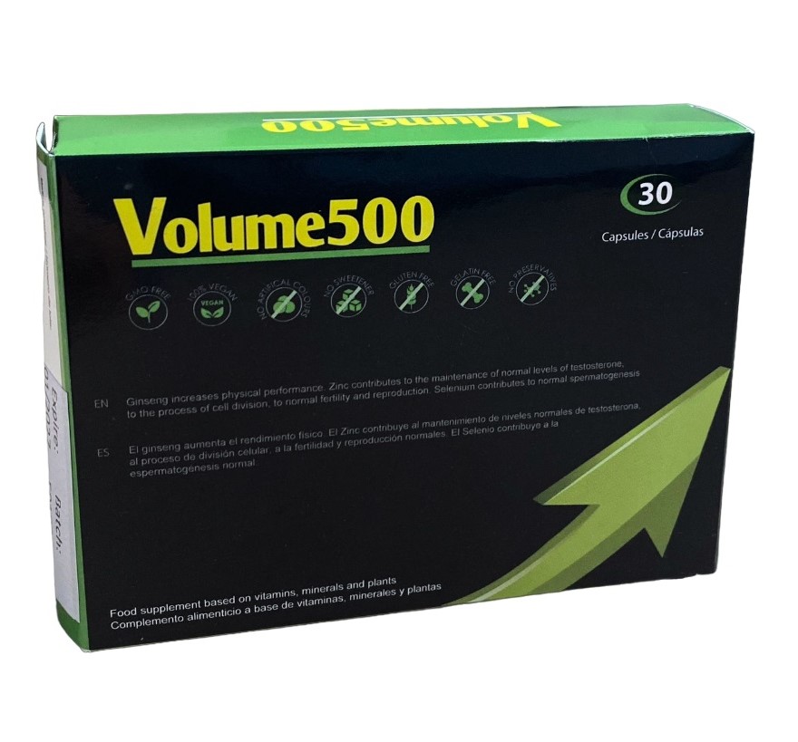 Stimulente Sexuale Barbati - 30 Capsule pentru Fertilitate Volume500, Erotic24.ro