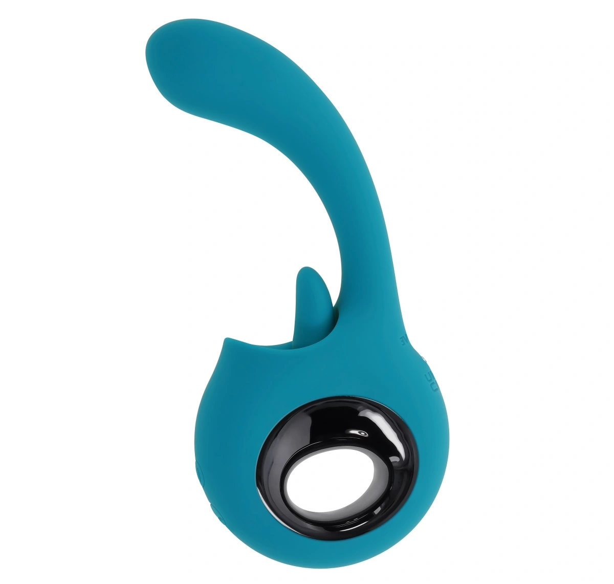 Vibratoare Clitoris - Vibrator How Many Licks, 9 Modes Licking&Vibrating, Silicon, USB, Albastru, 17.8 cm, Erotic24.ro