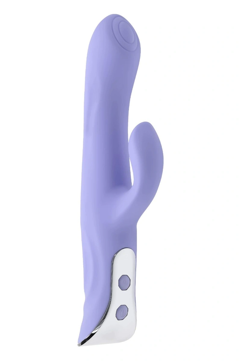 Vibratoare - Vibrator Lavander Love, 10 Moduri Vibratii, Silicon, USB, Mov, 23.3 cm, Erotic24.ro