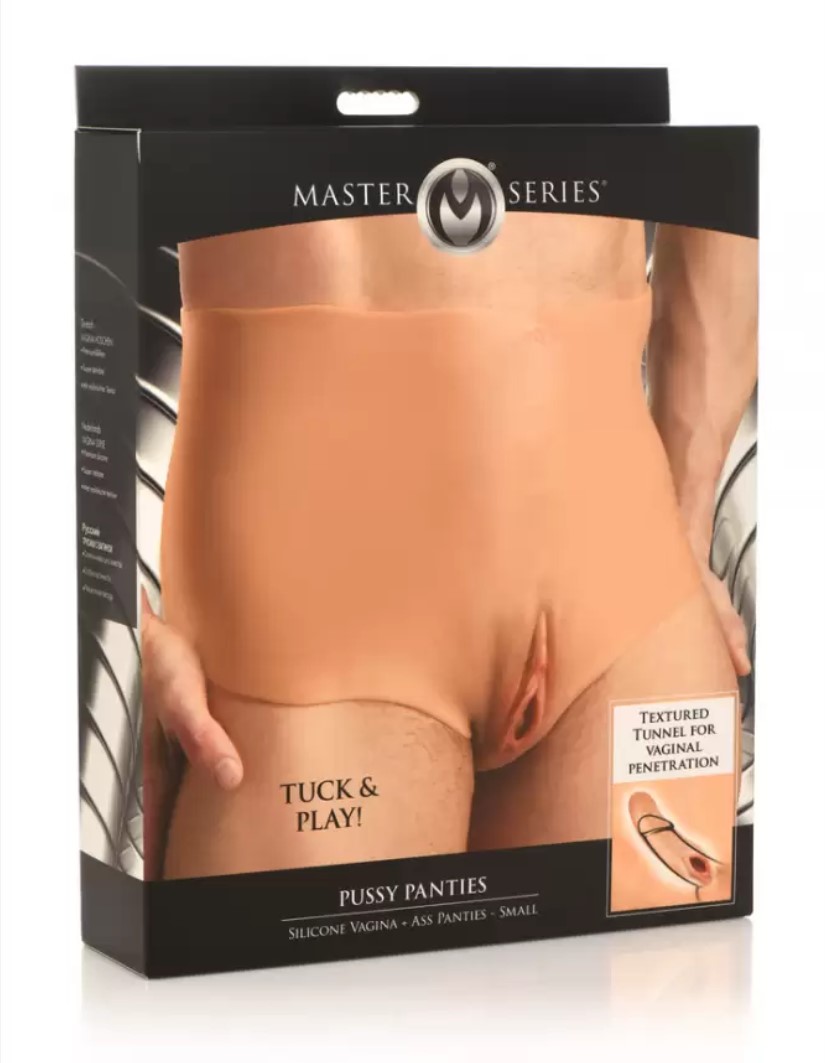 Sex Extrem - Chiloti pentru Barbati cu Vagin si Anus, Silicon, Marimea S, Erotic24.ro