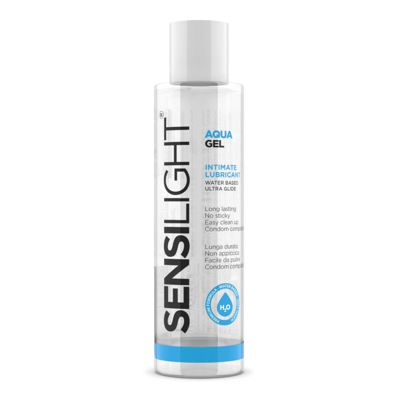Lubrifianti Sexuali, Lubrifiant Sensilight Aqua Gel, Ultra Glide, 150 ml, Erotic24.ro