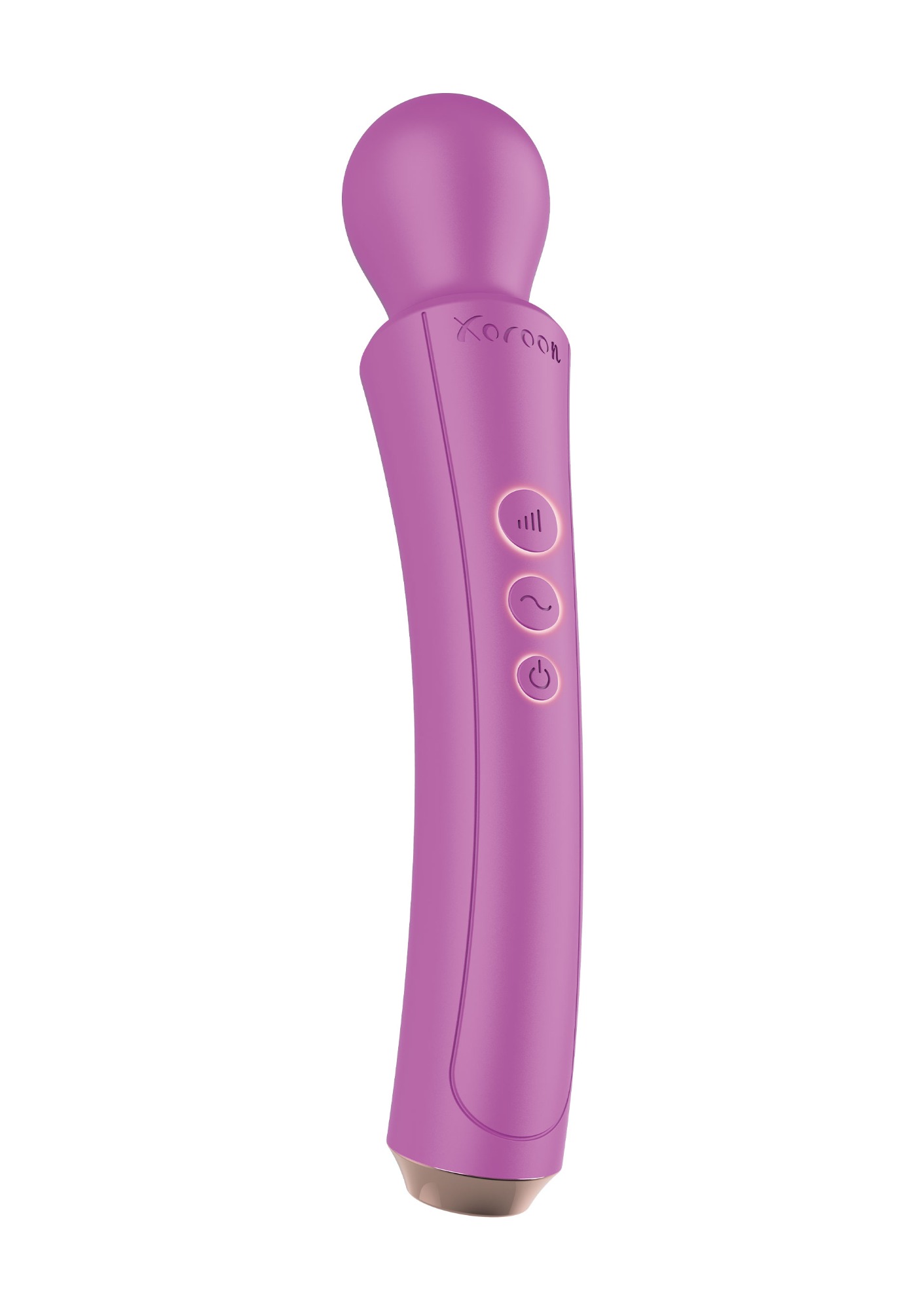Vibratoare Mari - Vibrator The Curved Wand, 10 Moduri Vibratii, 3 Viteze, Silicon, USB, Roz, 27 cm, Erotic24.ro