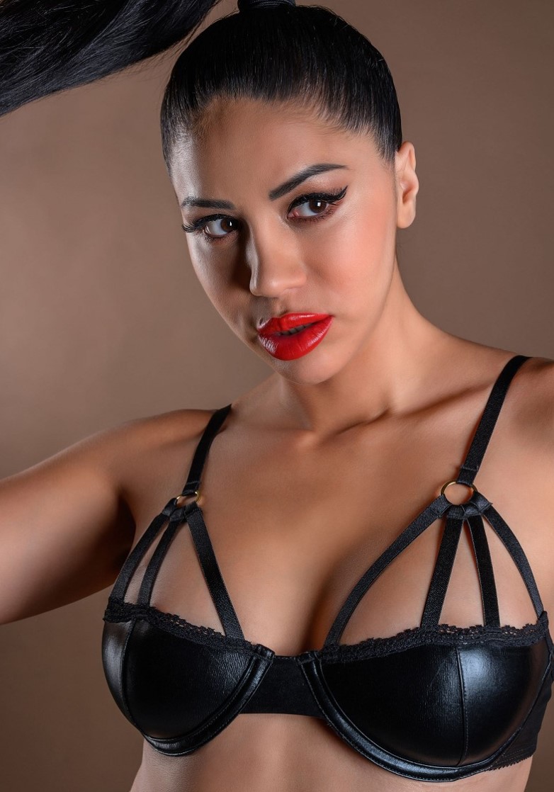 Sutiene - Sutien Wetlook Daring, Negru, M, Erotic24.ro