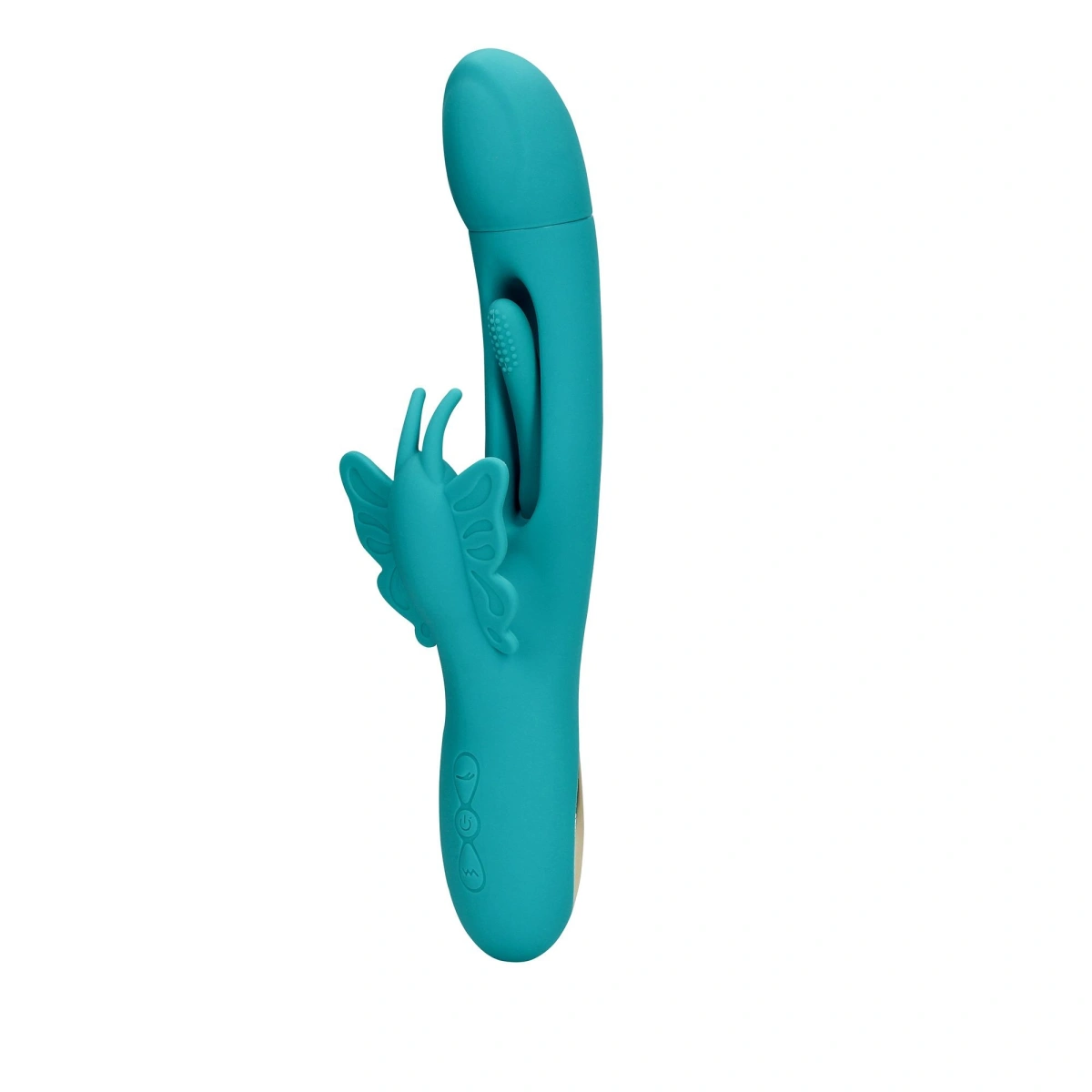 Vibratoare Punctul G - Vibrator Flapping G-Spot Butterfly, 21 Moduri Stimulatoare, Silicon, USB, Albastru, 25.7 cm, Erotic24.ro