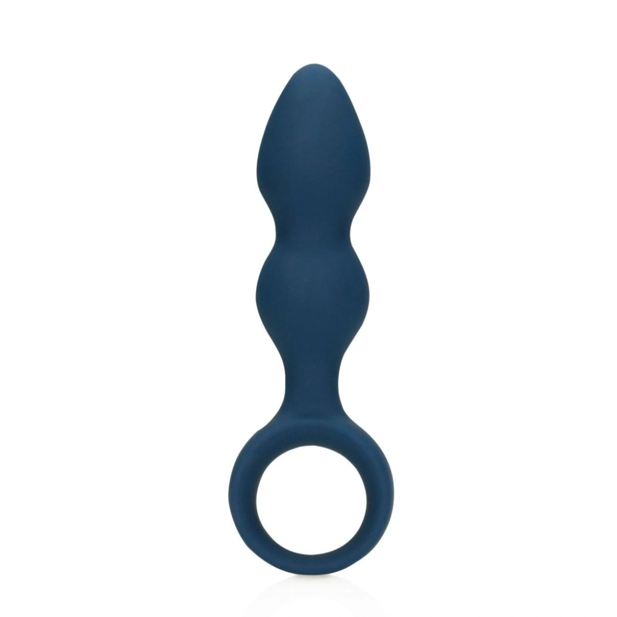 Dop Anal - Dop Anal Small Teardrop, Silicon, Albastru, 13.2 cm, Erotic24.ro
