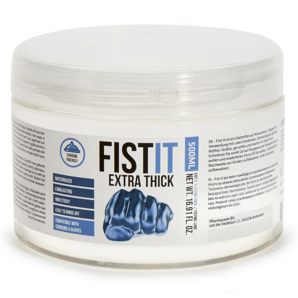 Lubrifianti Sex Anal - Lubrifiant pe Baza de Apa Extra Thick FISTIT 500 ml, Erotic24.ro