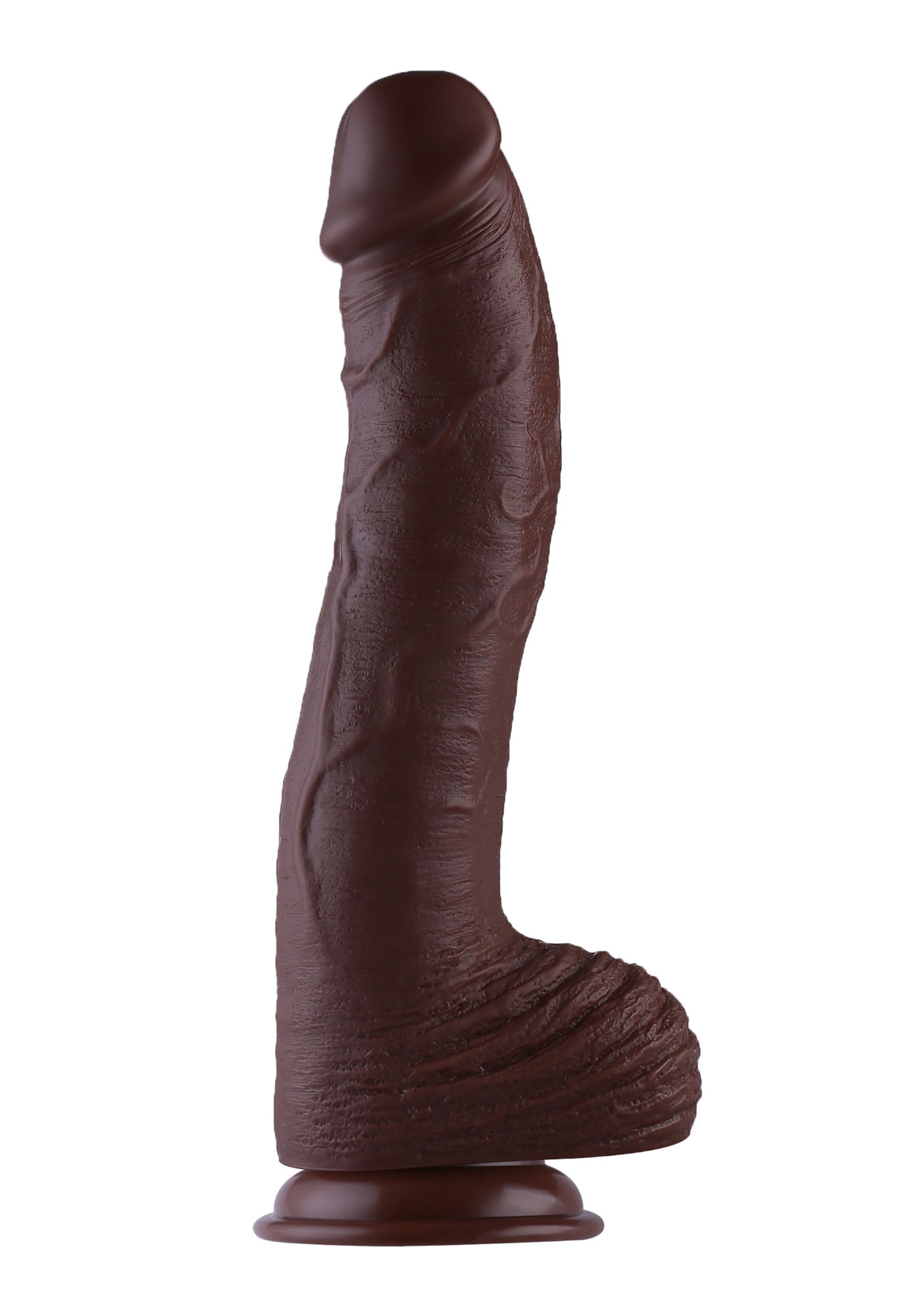 Sex Extrem - Dildo Realist Conectare KlicLok pentru Masini de Sex Hismith, Maro, 32 cm, Erotic24.ro