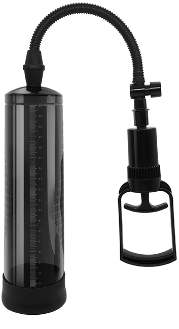 Pompa Pentru Marirea Penisului cu Maneta Enlargement PowerUp Negru, Nr. 2, Erotic24.ro