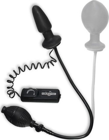 Dop Anal Gonflabil - Butt Plug cu vibratii, Erotic24.ro