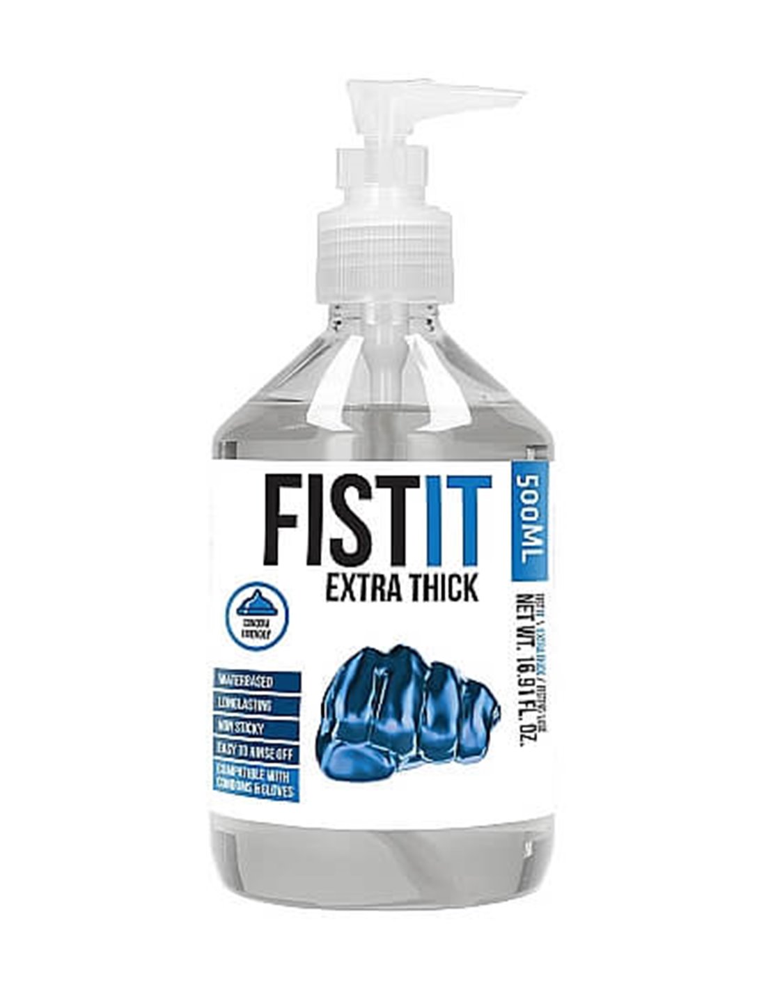 Lubrifianti Sex Anal - Lubrifiant pe Baza de Apa cu Pompita Extra Thick FISTIT 500 ml, Erotic24.ro