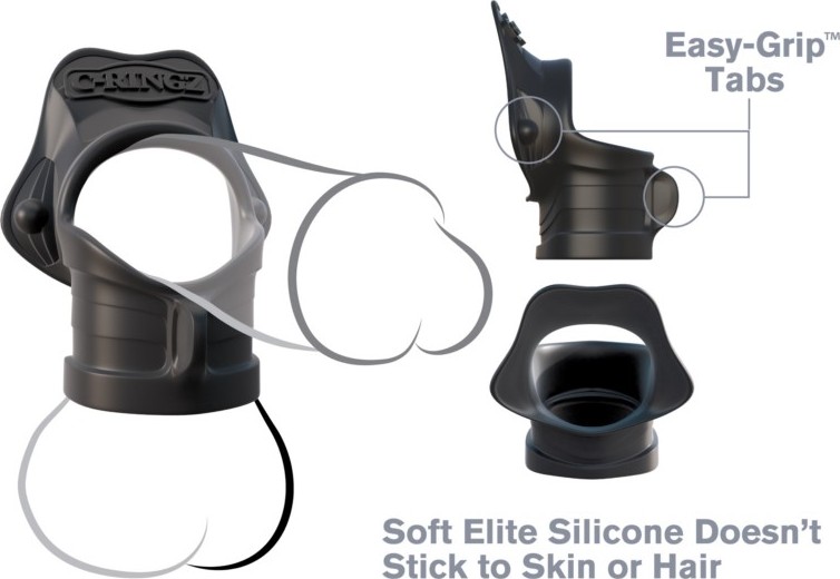 Inel pentru erectie Rock-Hard and Ball Stretcher, Nr. 2, Erotic24.ro