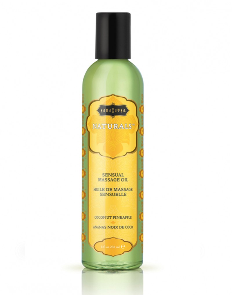 Masaj Erotic - Ulei de Masaj Naturals cu Aroma de Cocos si Ananas 236 ml , Erotic24.ro