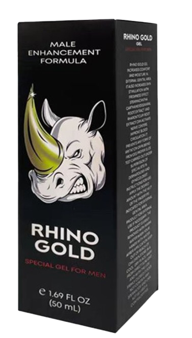 Produse de marire penis: geluri, creme & alte suplimente - Gel Rhino Gold pentru Erectie si Potenta 50 ml, Erotic24.ro