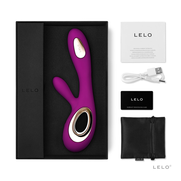 Vibrator Rabbit Lelo SORAYA Wave Deep Rose, Nr. 6, Erotic24.ro